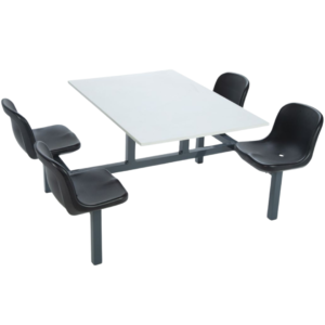 Mesa Silla Integral 4 Puestos